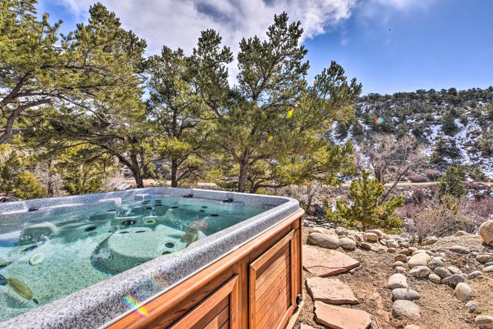 Riverfront Retreat with Hot Tub Fish and Hike!